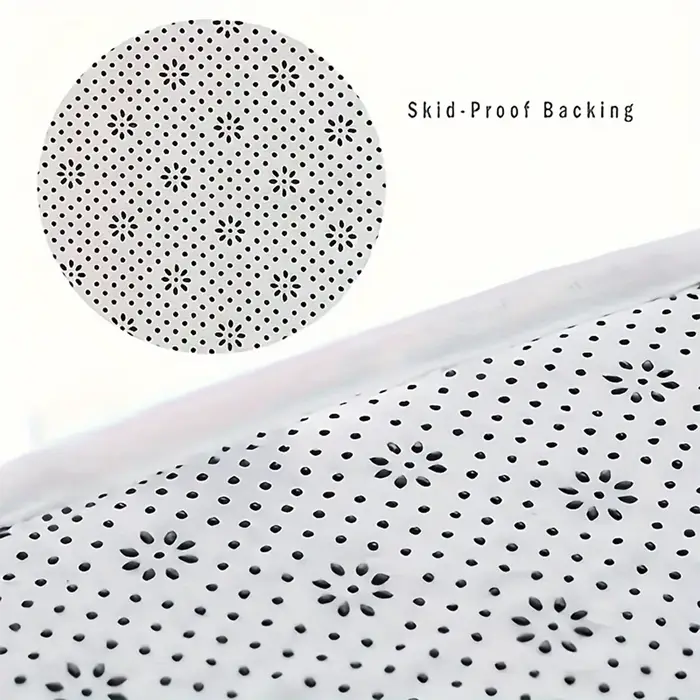 Tapis de salle de bain absorbant cheveux longs