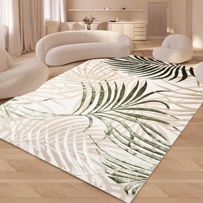 Tapis abstrait moderne pour salon, tapis de sol lavable pour la maison, décor de chambre à coucher m