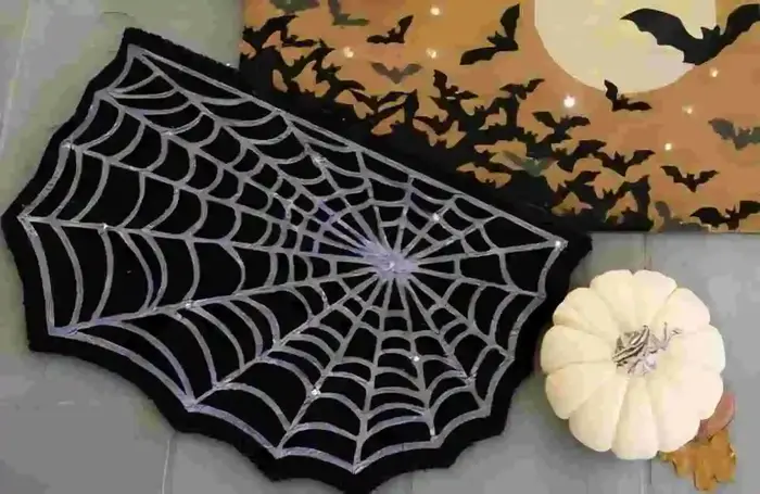 VIKAMA – tapis décoratif en forme d'halloween