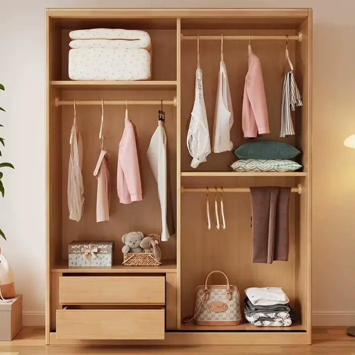 Armoire de luxe à portes coulissantes pour chambre