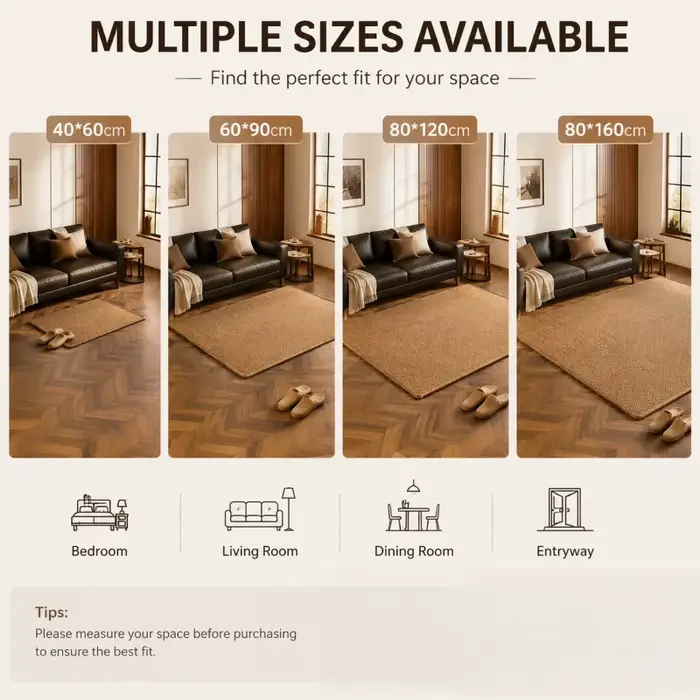 Tapis d'entrée en faux sisal
