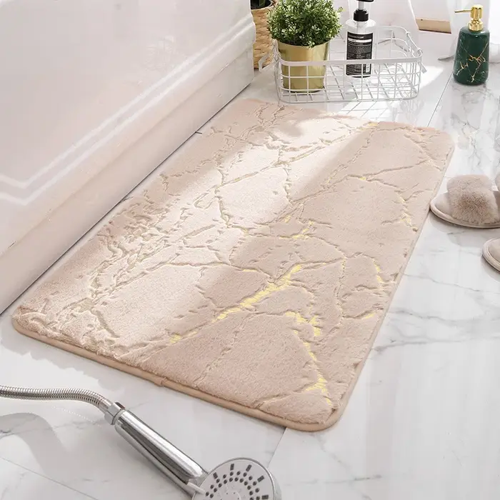 Inyahome – tapis de salle de bain en marbre