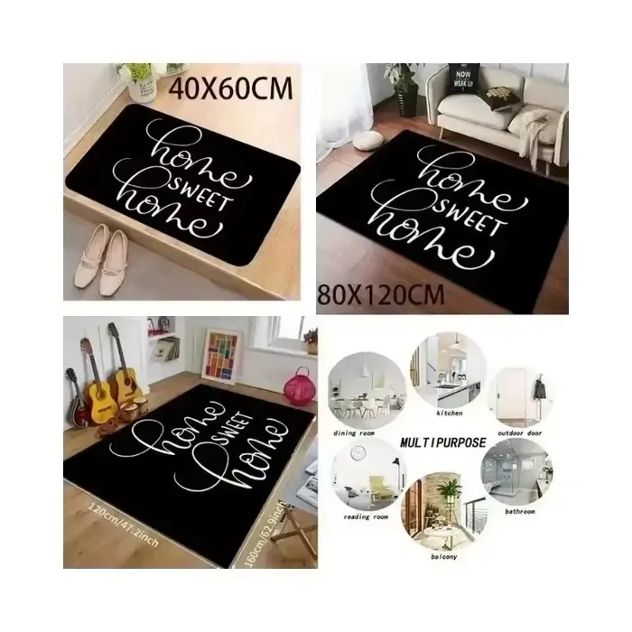 Tapis de sol antidérapant motif cheval de ferme pour salon