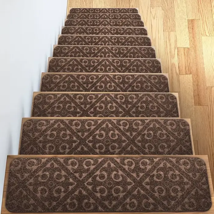 Tapis d'escalier d'intérieur antidérapant, 1 pièce