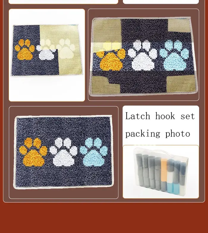 Kits de tapis à crochet de loquet