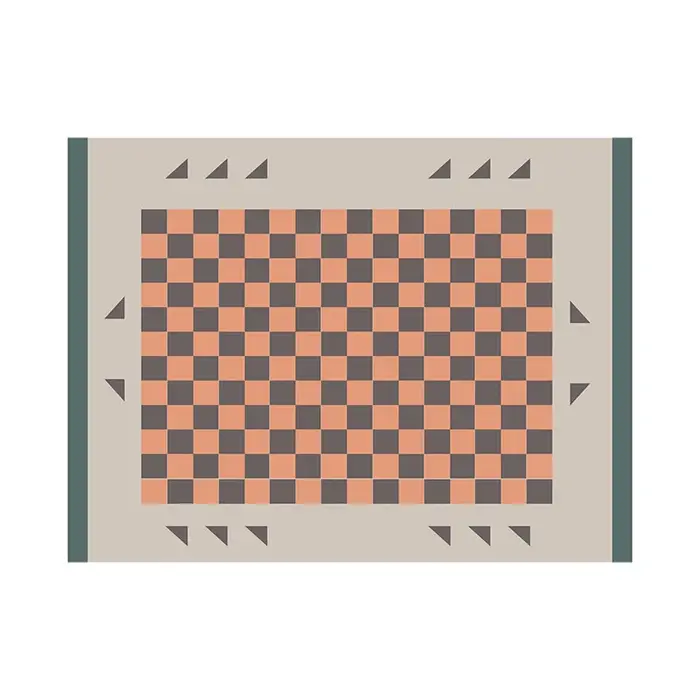Tapis de frêne simple pour chambre à coucher de fille