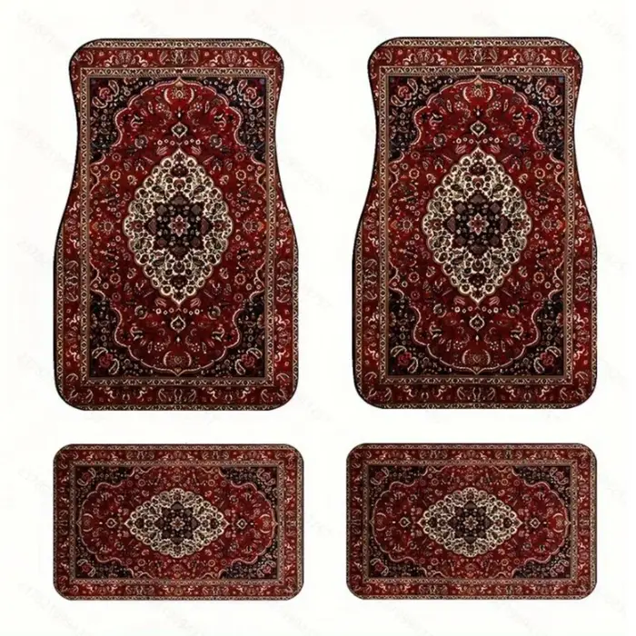 Tapis de sol de voiture bohème rétro