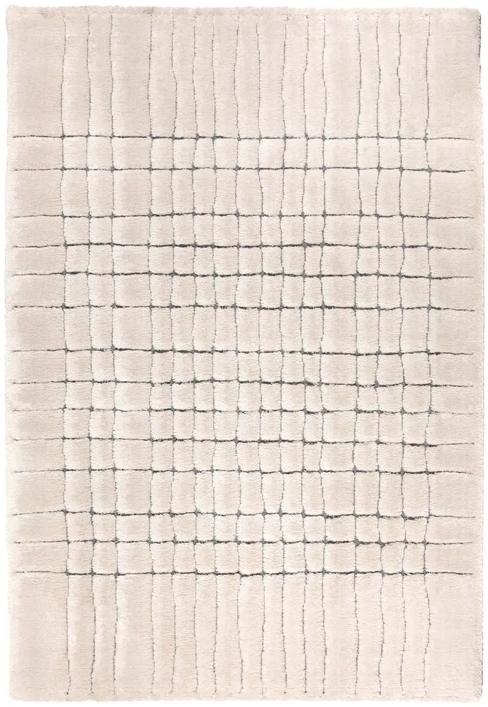 Tapis recycl Antonio Neige 160 x 230 x 2