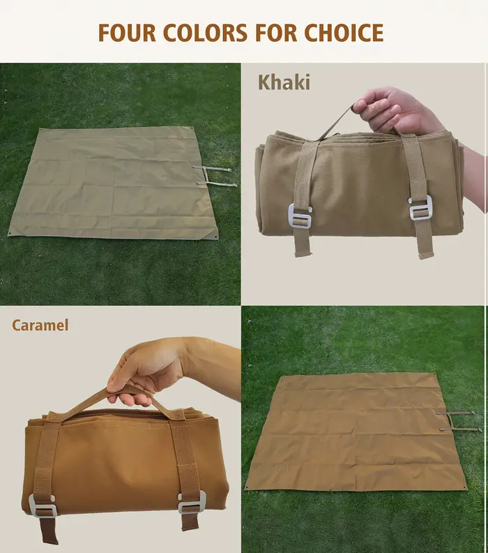 Tapis de sol en tissu Oxford épaissi, durable, pour le camping en plein air, les sorties à la plage, les pique-niques, la maison, le jardin, les loisirs