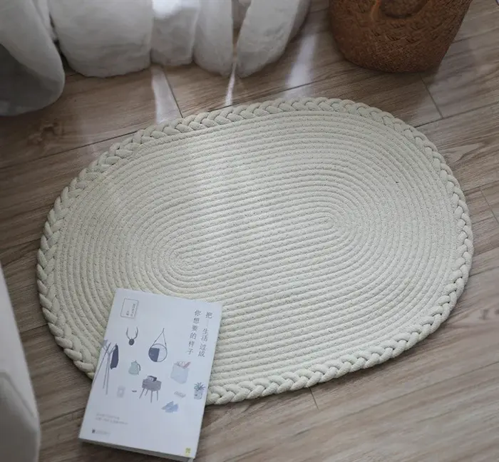 Polymères de jute simples faits à la main, 100% Lea Doorvirus, non ald, respectueux de l'environneme