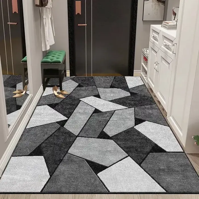 VIKAMA – tapis de luxe géométrique, Durable, antidérapant, surdimensionné, pour couloir d'entrée, ch