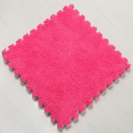 Tapis Shaggy Jigsaw DIY pour enfants, salon, chambre à coucher, zone de sol douce, lea, enfants, pat