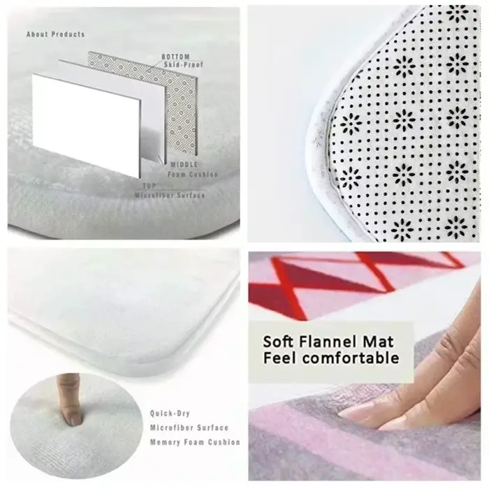 Tapis géométrique nordique pour salon décor de luxe moderne Table de canapé Tapis de grande surface Tapis de salle de bain Alfombra Para Cocina Tapis