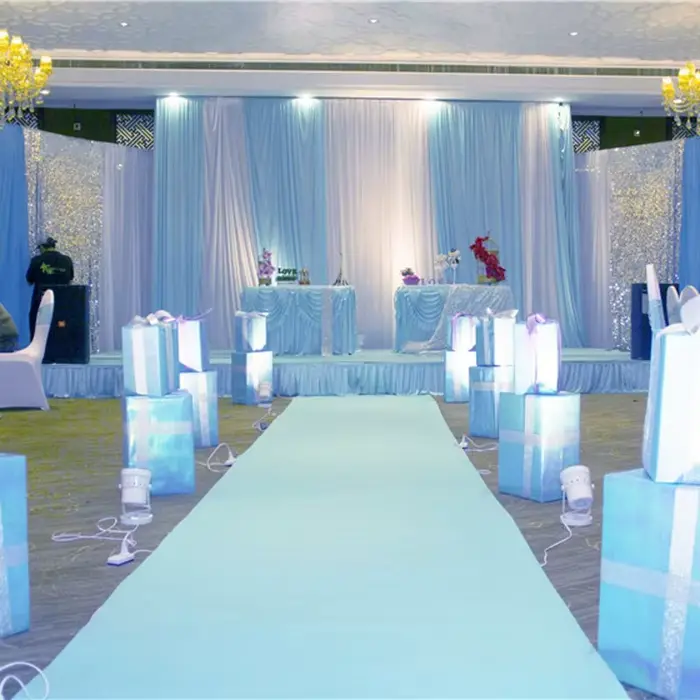 Tapis de mariage en tissu non tissé anti-alde