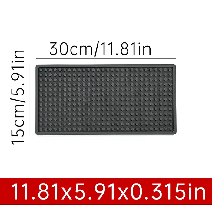 Tapis de bar en caoutchouc, tapis de bar à café antidérapant en PVC, tapis de tasse imperméable et r