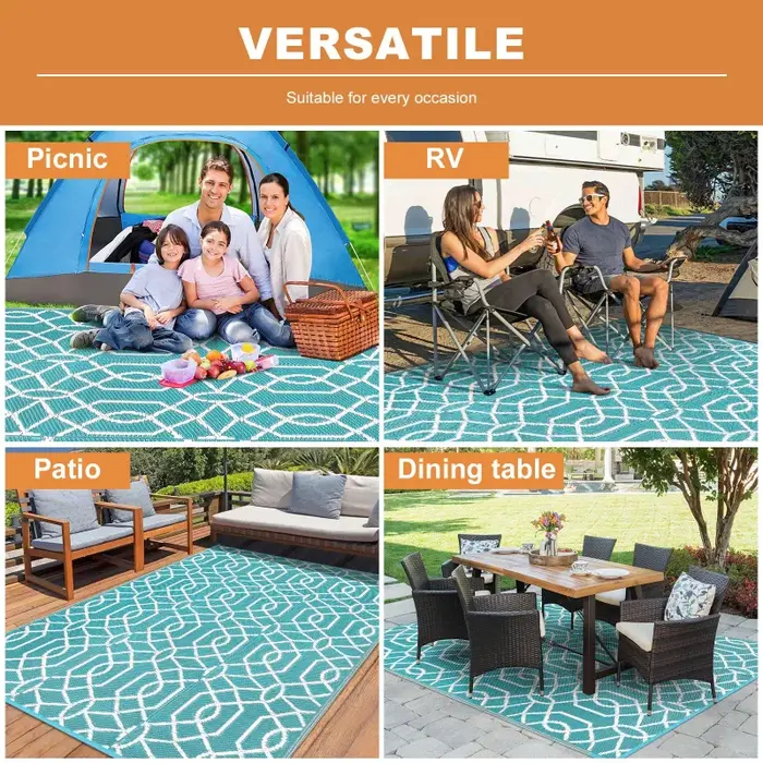 Tapis d'extérieur pliable VIKAMA pour camping-car