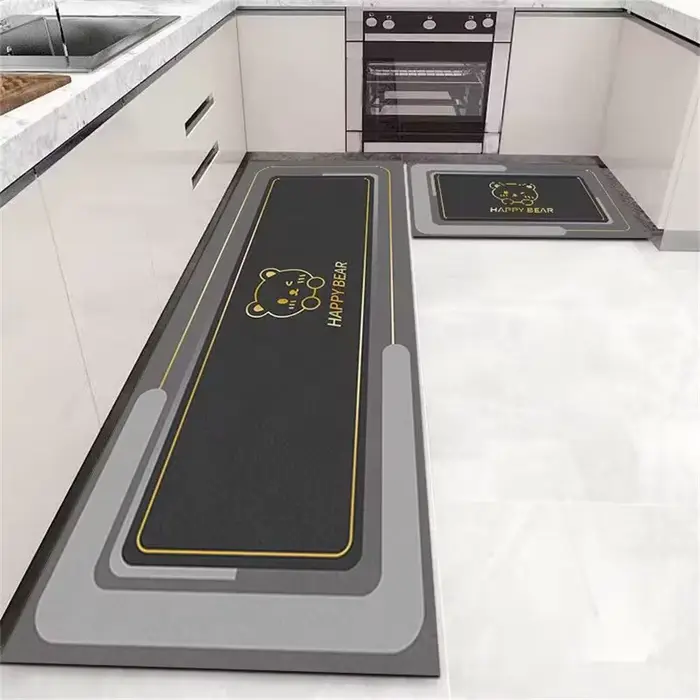 VIKAMA – tapis de sol de cuisine en velours cristal