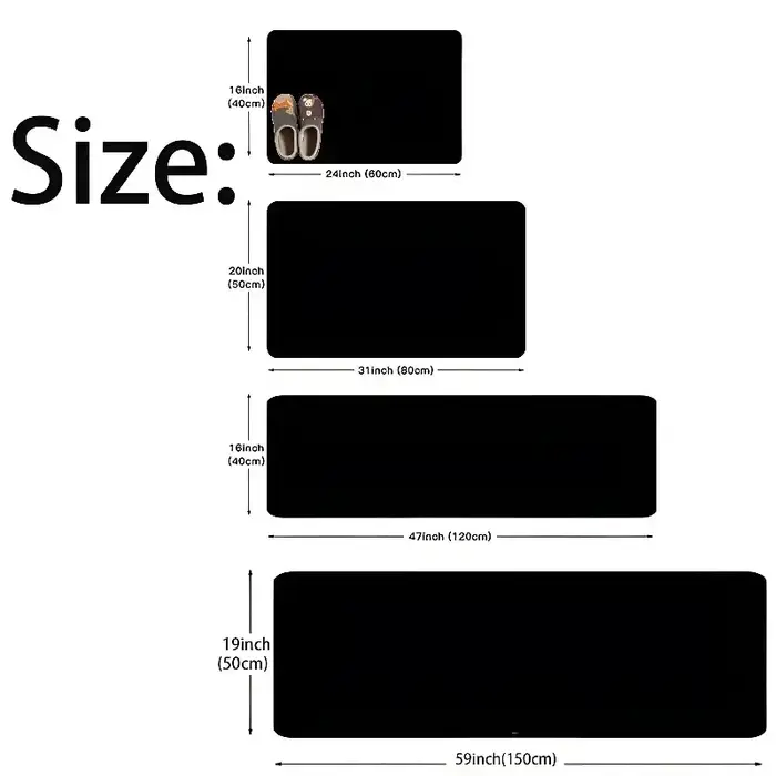 Tapis de couloir vintage en feutre avec bordure violette