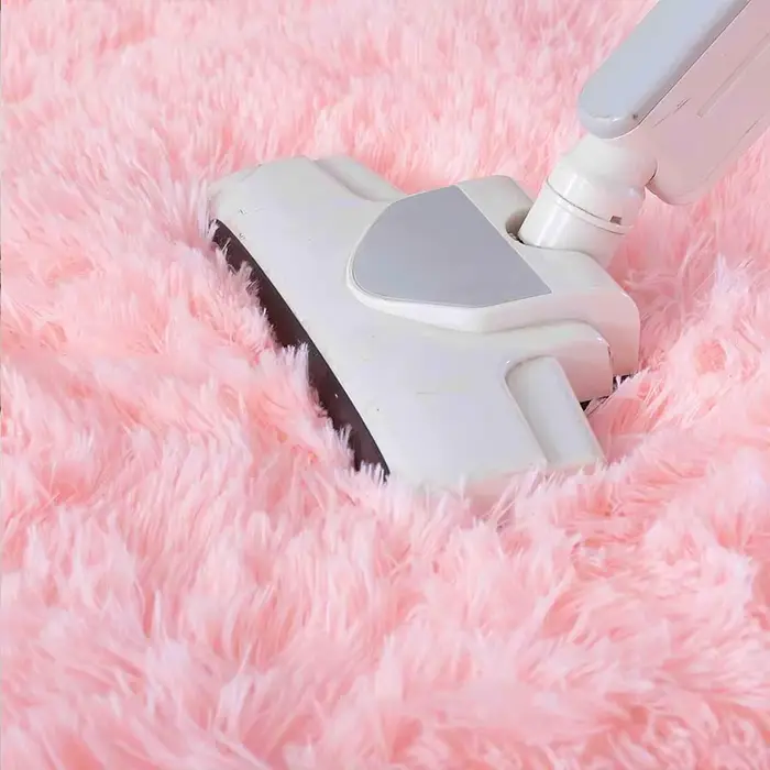 Tapis de chambre à coucher rose pour chambre d'enfant