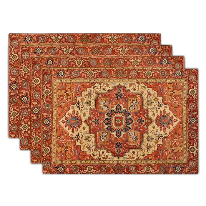 Ensemble de sets de table en tapis persan