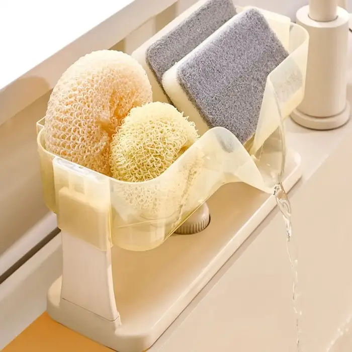 Support de rangement pour évier de cuisine à ventouse