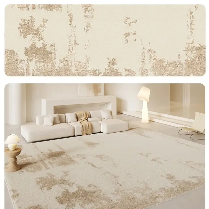 Tapis Imperméable de Style Français Crème