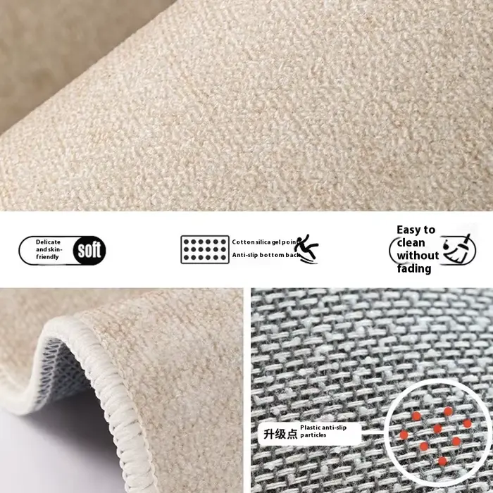 Tapis de salon antidérapant et imperméable