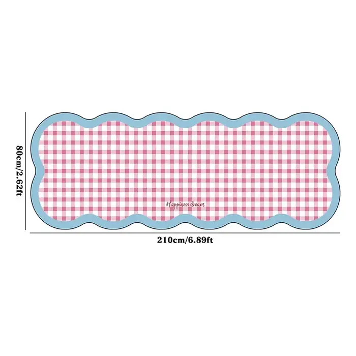 VIKAMA – tapis à carreaux moderne, doux, chaud et antidérapant, pour chambre à coucher, entrée, chev