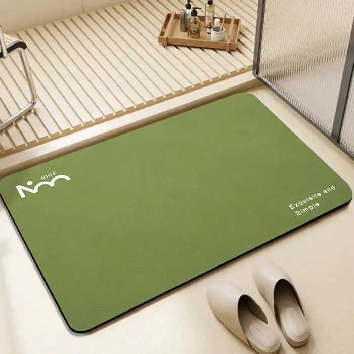 Tapis de salle de bain en diatomite super absorbant