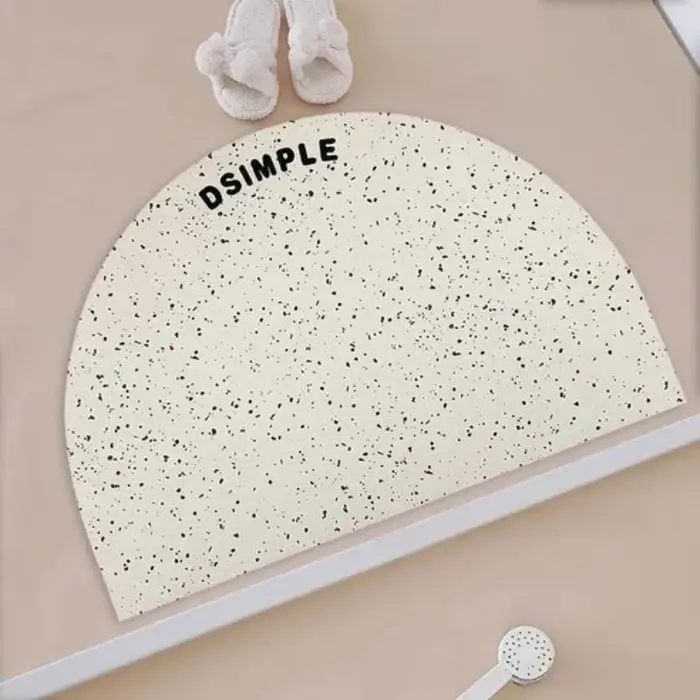 VIKAMA INS Tapis de bain semi-circulaire minimaliste