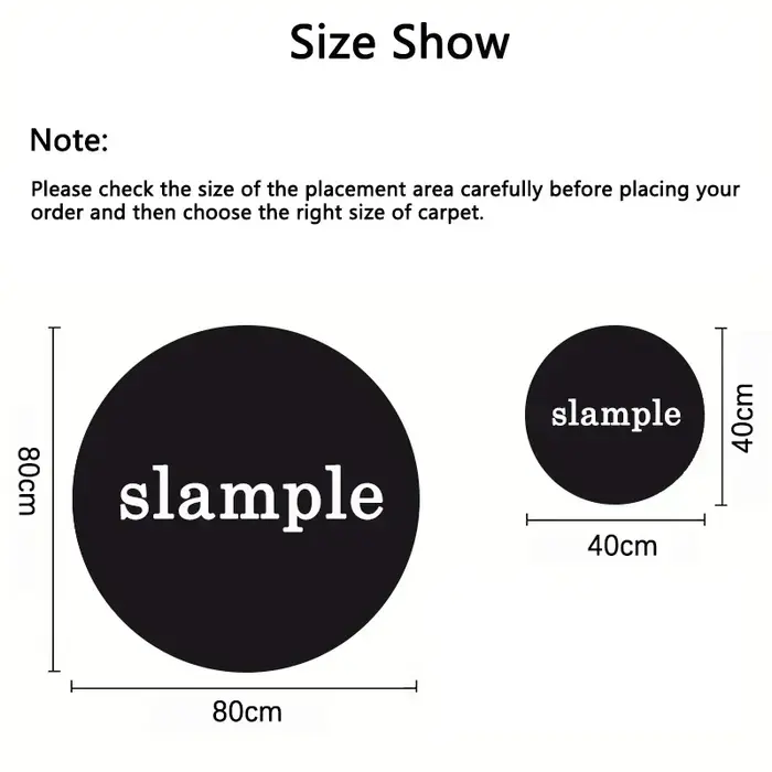 Tapis rond Bohemia Circle