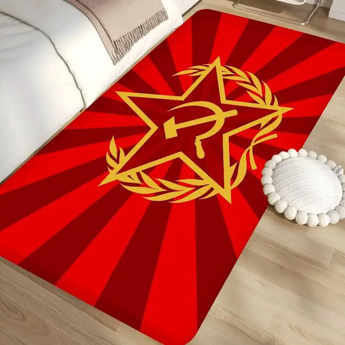 CCCP urss soviétique couloir tapis lavable antidérapant salon canapé chaises zone