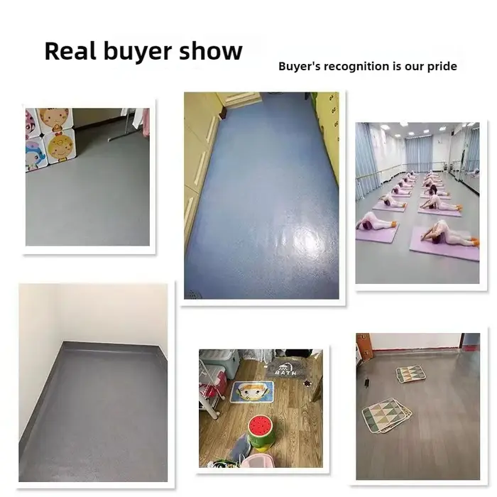 Tapis de sol en plastique PVC épais-tapis de grande surface pour chambre à coucher et salon