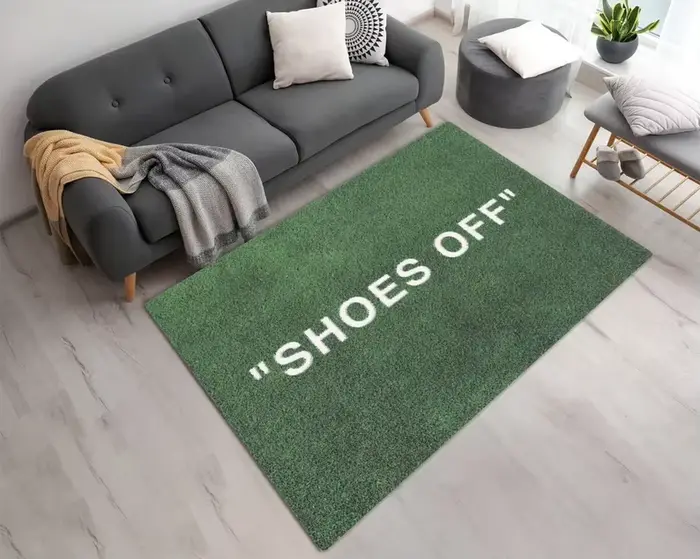Tapis d'intérieur en herbe verte de haute qualité, vibrant, lavable en machine, personnalisé, tapis 