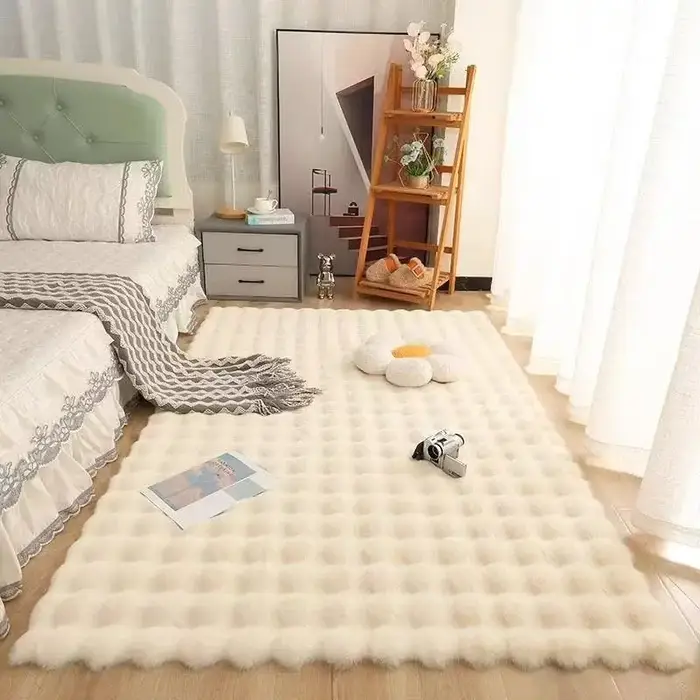 Nouvelle Tapisserie de Chevet Épaisse en Peluche Tatami pour Chambre à Coucher