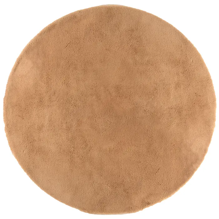 Tapis Eddy Camel diamtre 160 cm
