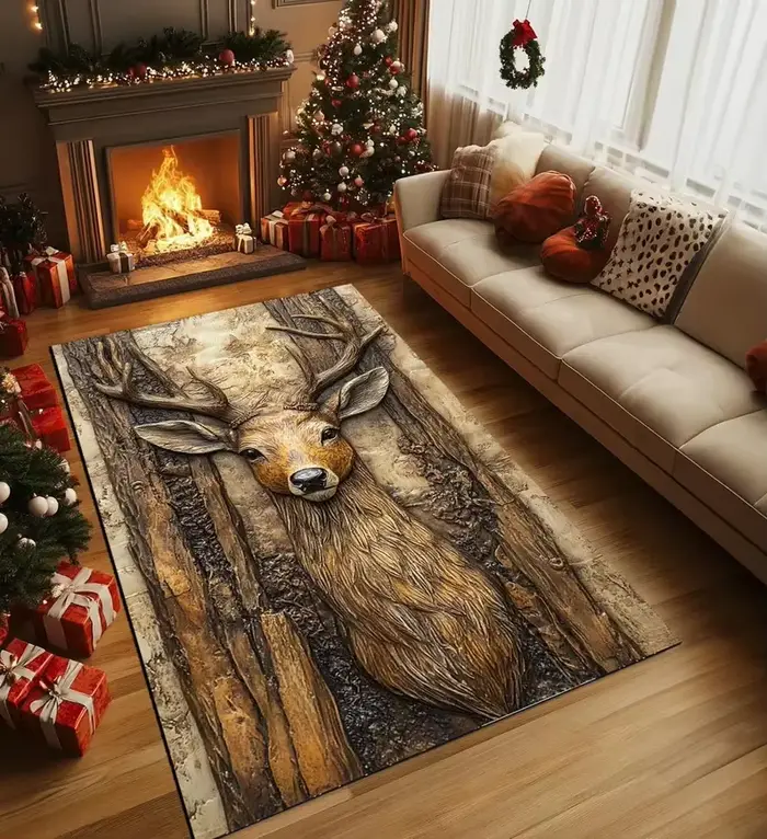 Tapis d'appoint vintage de style turc