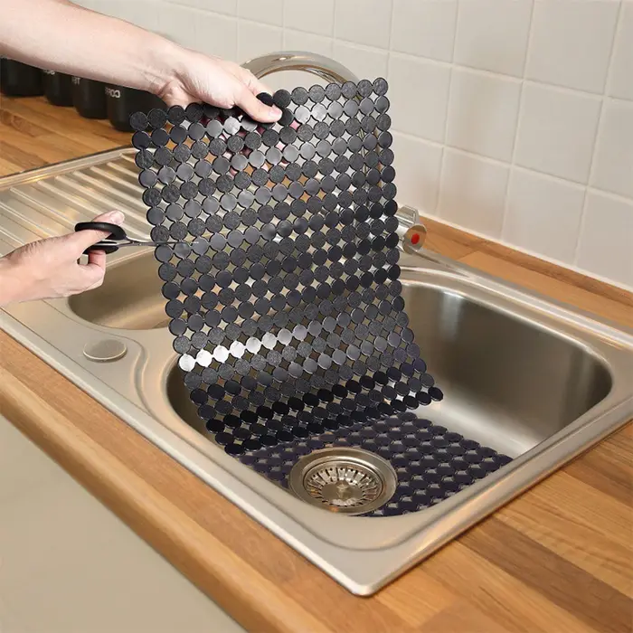 Tapis d'évier antidérapant pour cuisine