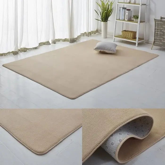 Tapis de salon en polaire insonorisé non ald