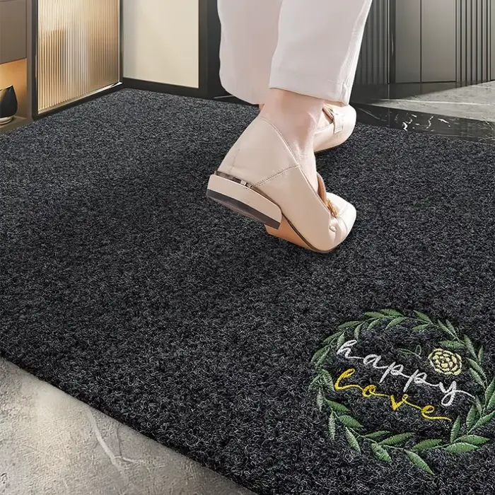 Tapis d'entrée en PVC antidérapant