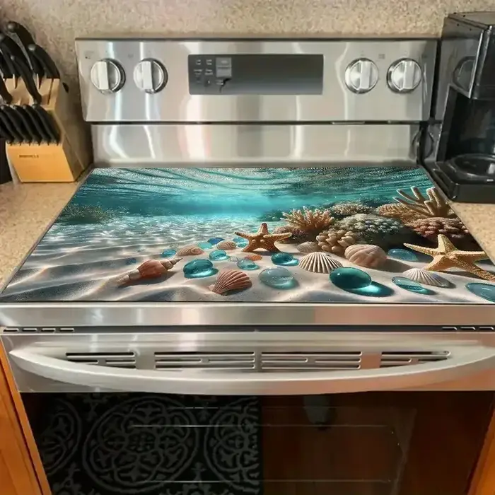 Tapis de comptoir de cuisine VIKAMA Summer Beach Ocean
