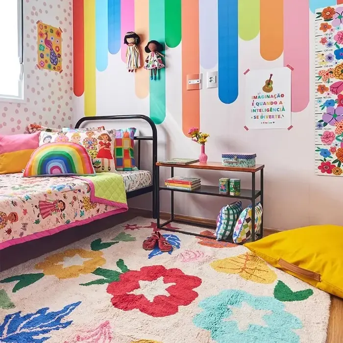 Tapis nordique pour chambre d'enfant