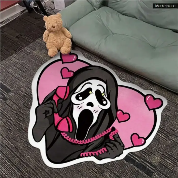 Tapis VIKAMA, tapis crâne d'Halloween