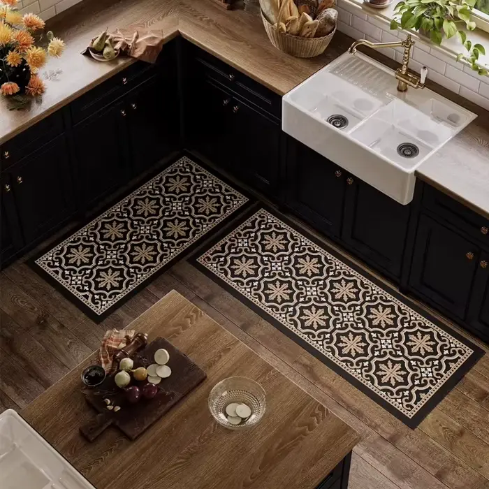 Tapis de cuisine en PVC imperméable