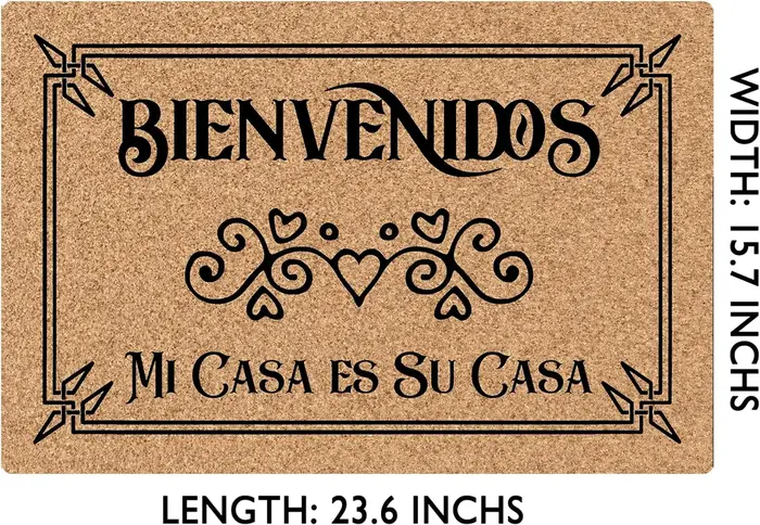 Paillasson de bienvenue 'Bienvenidos Mi Casa Es Su