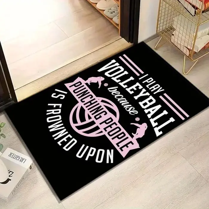 Tapis de volley-ball adapté à la chambre à coucher
