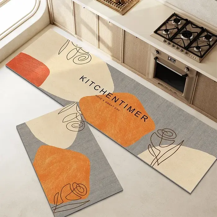Tapis de sol de cuisine en Pvc imperméable à l'huile