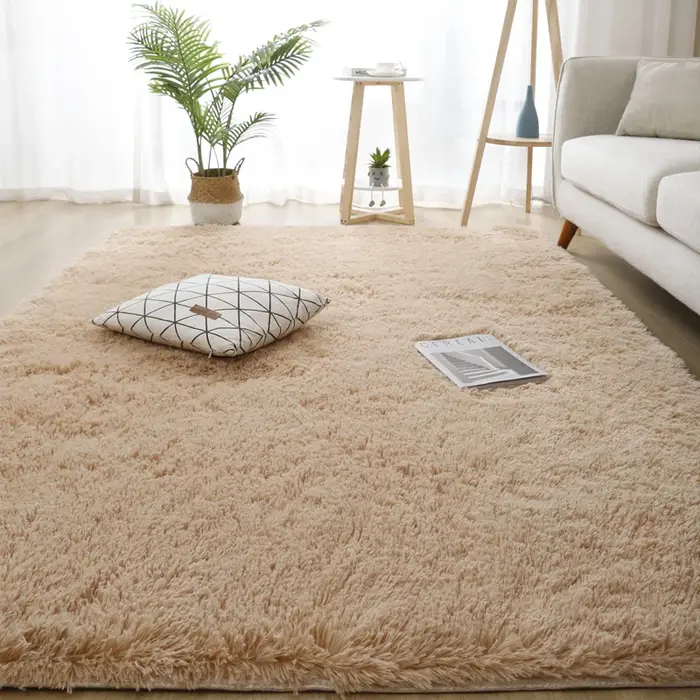 Grand tapis gris pour salon