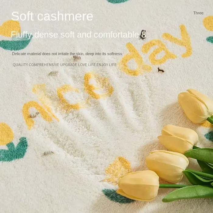 Tapis décoratif nordique pour chambre d'enfant