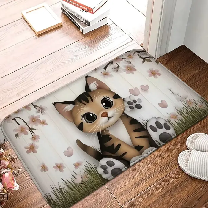 Paillasson chaton doux et confortable